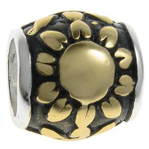 Pandora Sunflower Gold Plated Charm image