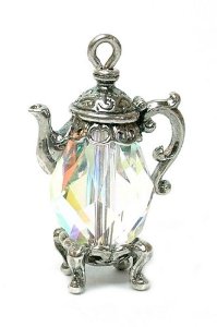 Pandora Swarovski AB Crystal Coffee Pot Charm image