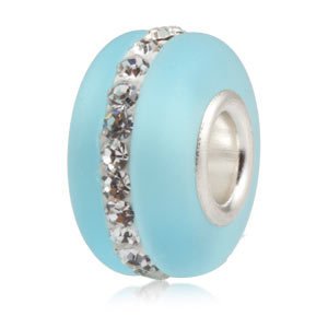 Pandora Swarovski Blue Clear Crystal Charm