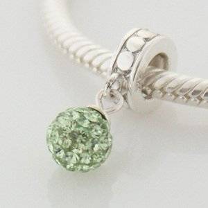 Pandora Swarovski Crystal Ball Dangle Charm image