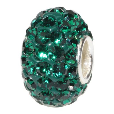 Pandora Swarovski Crystal Dark Green Charm