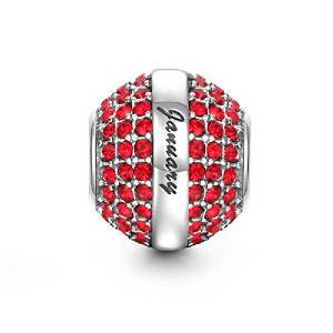 Pandora Swarovski Crystal Dark Red Charm image