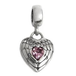 Pandora Swarovski Crystal Purple Ball Silver Charm