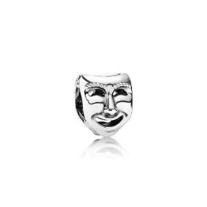 Pandora THEATRE MASK Moments Silver Charm