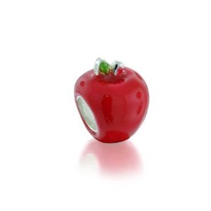 Pandora Teachers Red Apple Charm image