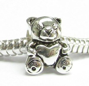 Pandora Teddy Bear Heart Forever Charm image