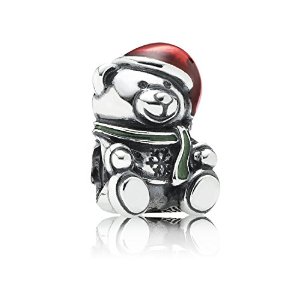 Pandora Teddy Bear Red Enamel Bead Charm image