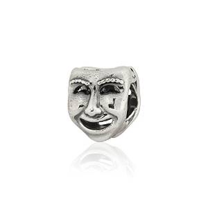 Pandora Theatre Masks Sliver Charm