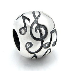 Pandora Treble G Clef Melody Music Note Charm image