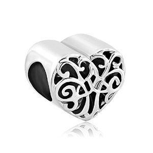 Pandora Tree Of Life Heart Filigree Charm image