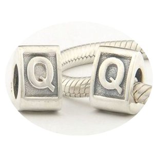 Pandora Triangle Alphabet Letter Q Charm image