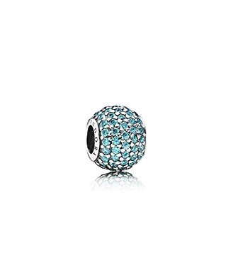 Pandora Turquoise Austrian Crystal Charm