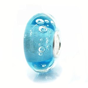 Pandora Turquoise Blue Hawaii Ocean Glass Charm