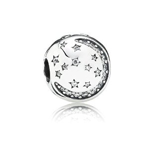 Pandora Twinkling Night Clip CZ Charm image