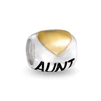 Pandora Two Tone Aunt Charm