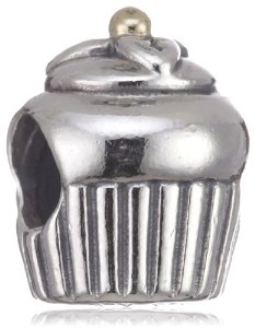 Pandora Two Tone Cup Cake Charm image