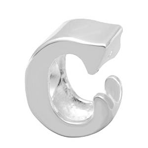 Pandora Two Tone Letter C Charm image