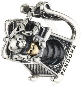 Pandora Two Tone Santas Sleigh Charm