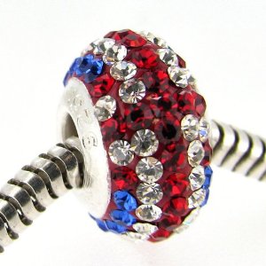 Pandora UK Flag Crystals Charm