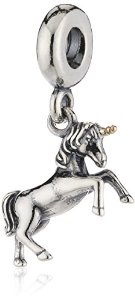 Pandora Unicorn Silver Dangle Bead Charm image