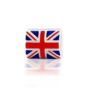 Pandora Union Jack British Flag Enamel Charm image