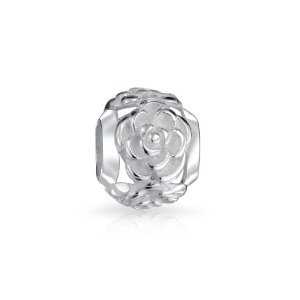 Pandora Valentine Rose Flower Charm image