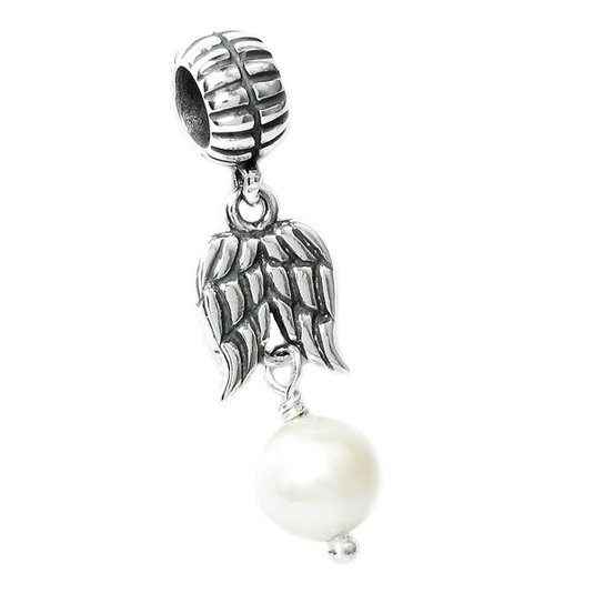 Pandora WHITE FRESHWATER PEARL DANGLE Charm