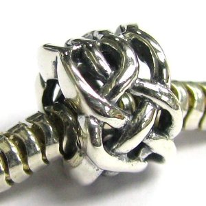 Pandora Weave Knitting Flower Charm image