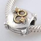 Pandora Wedding Rings Cushion Gold Plated Charm image