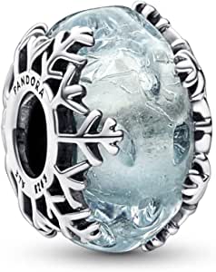 Pandora White Crystals Star Silver Charm image