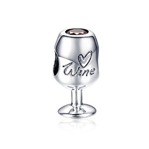 Pandora Wine Goblet Charm