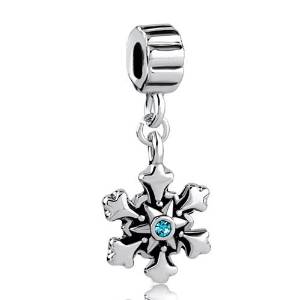 Pandora Wish Snowflake Swarovski Crystal Charm