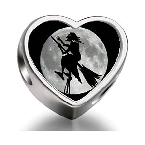 Pandora Witch On Broomstick Photo Charm