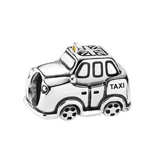 Pandora Yellow Enamel Taxi Cab Charm image