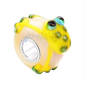 Pandora Yellow Frog Glass Charm image