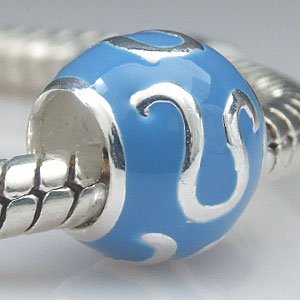 Pandora Zodiac Leo Aquamarine Enamel Charm