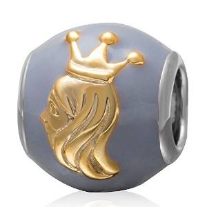 Pandora Zodiac Virgo Light Yellow Enamel Charm image