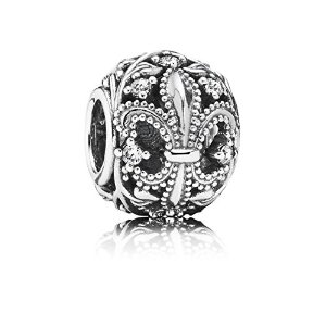 PandoraFleur De Lis Openwork CZ Charm