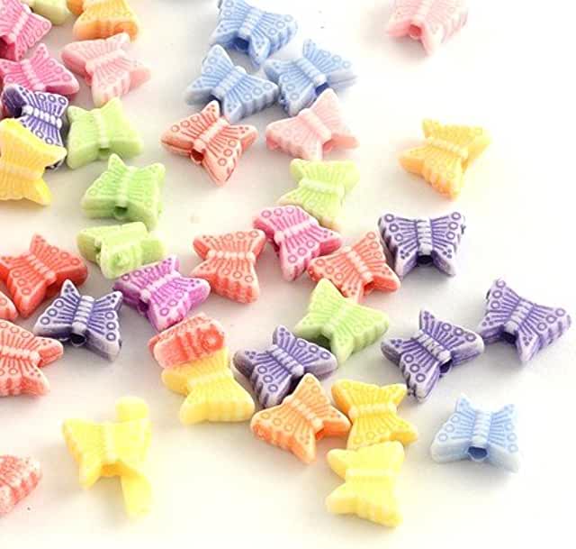 Set Of 100 Mixed Acrylic Stars Bead