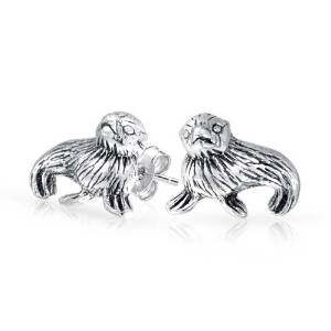 Sterling Silver Otter Charm image