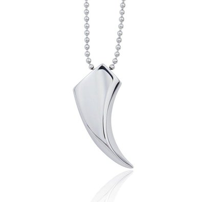 Sterling Silver Wolf Tooth Pendant