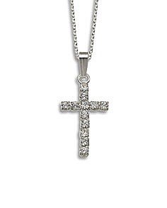 Swarovski Crystal Cross Pendant Charm