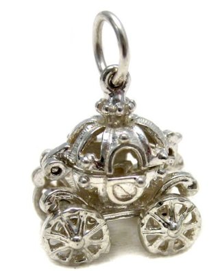 Welded Bliss Cinderella Pumpkin Carriage Sterling Silver Charm